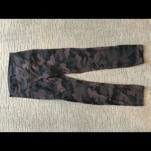 Lululemon Align 23 inch brown camo